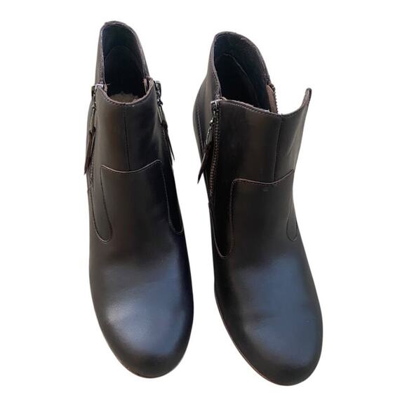 NWOT UGG Meredith Ankle Wedge Boots Brown Leather Womens US 9.5 SN 1009948 - Picture 15 of 16